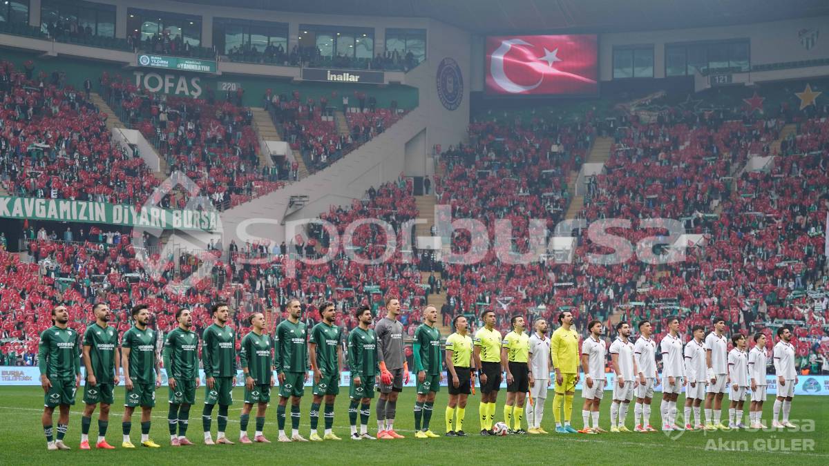 BURSASPOR - YENİ MERSİN İDMAN YURDU MAÇI FOTOĞRAFLARI