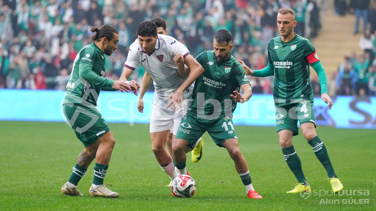 BURSASPOR - YENİ MERSİN İDMAN YURDU MAÇI FOTOĞRAFLARI