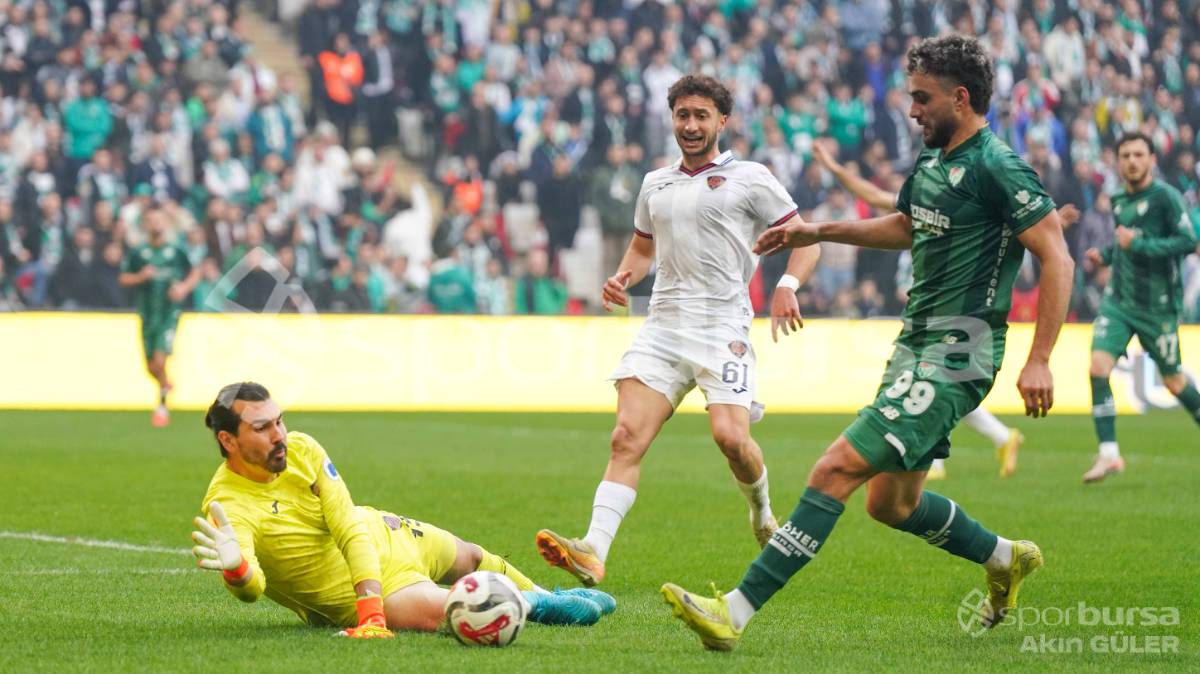BURSASPOR - YENİ MERSİN İDMAN YURDU MAÇI FOTOĞRAFLARI
