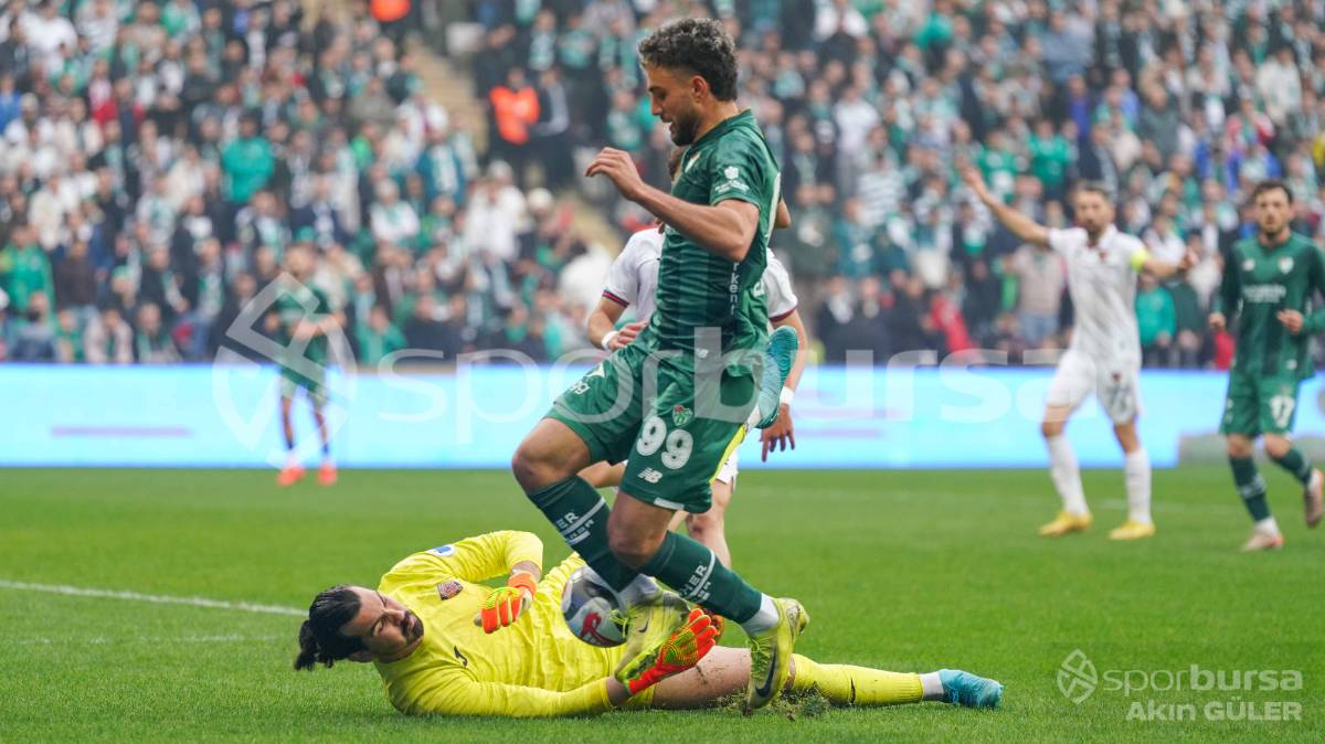 BURSASPOR - YENİ MERSİN İDMAN YURDU MAÇI FOTOĞRAFLARI