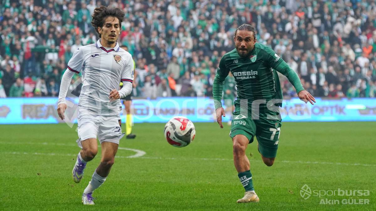 BURSASPOR - YENİ MERSİN İDMAN YURDU MAÇI FOTOĞRAFLARI