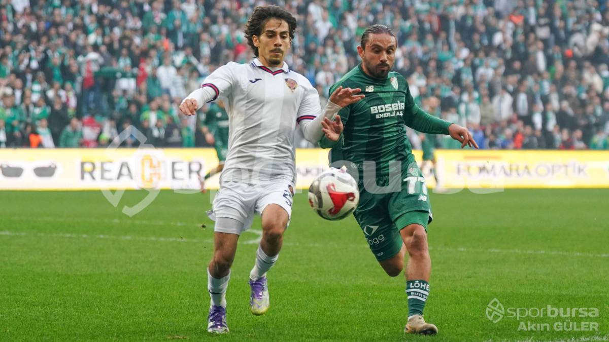 BURSASPOR - YENİ MERSİN İDMAN YURDU MAÇI FOTOĞRAFLARI