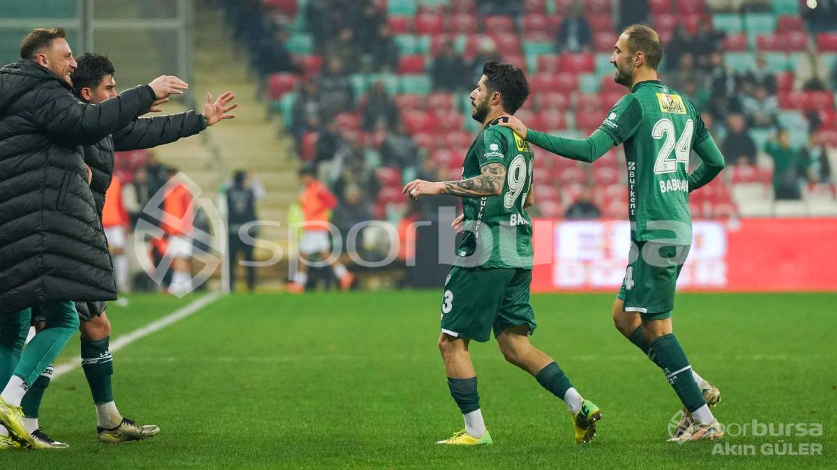 BURSASPOR - YENİ MERSİN İDMAN YURDU MAÇI FOTOĞRAFLARI