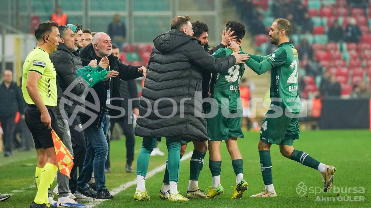 BURSASPOR - YENİ MERSİN İDMAN YURDU MAÇI FOTOĞRAFLARI