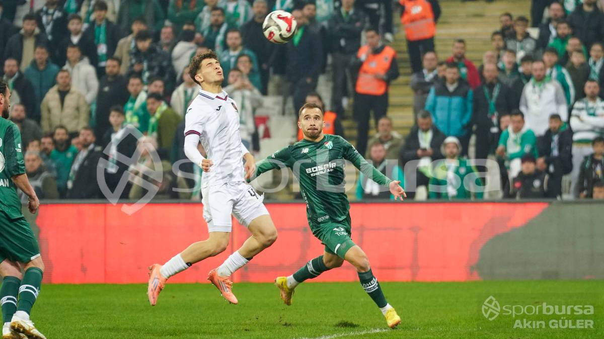 BURSASPOR - YENİ MERSİN İDMAN YURDU MAÇI FOTOĞRAFLARI