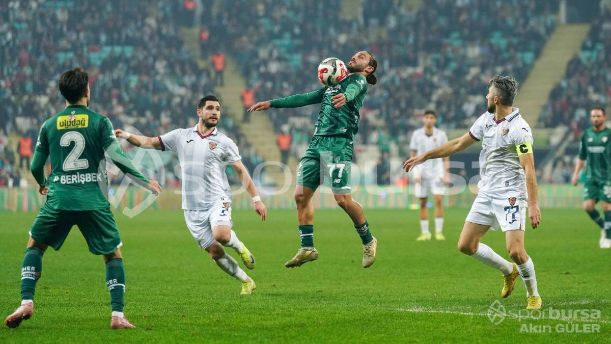 BURSASPOR - YENİ MERSİN İDMAN YURDU MAÇI FOTOĞRAFLARI