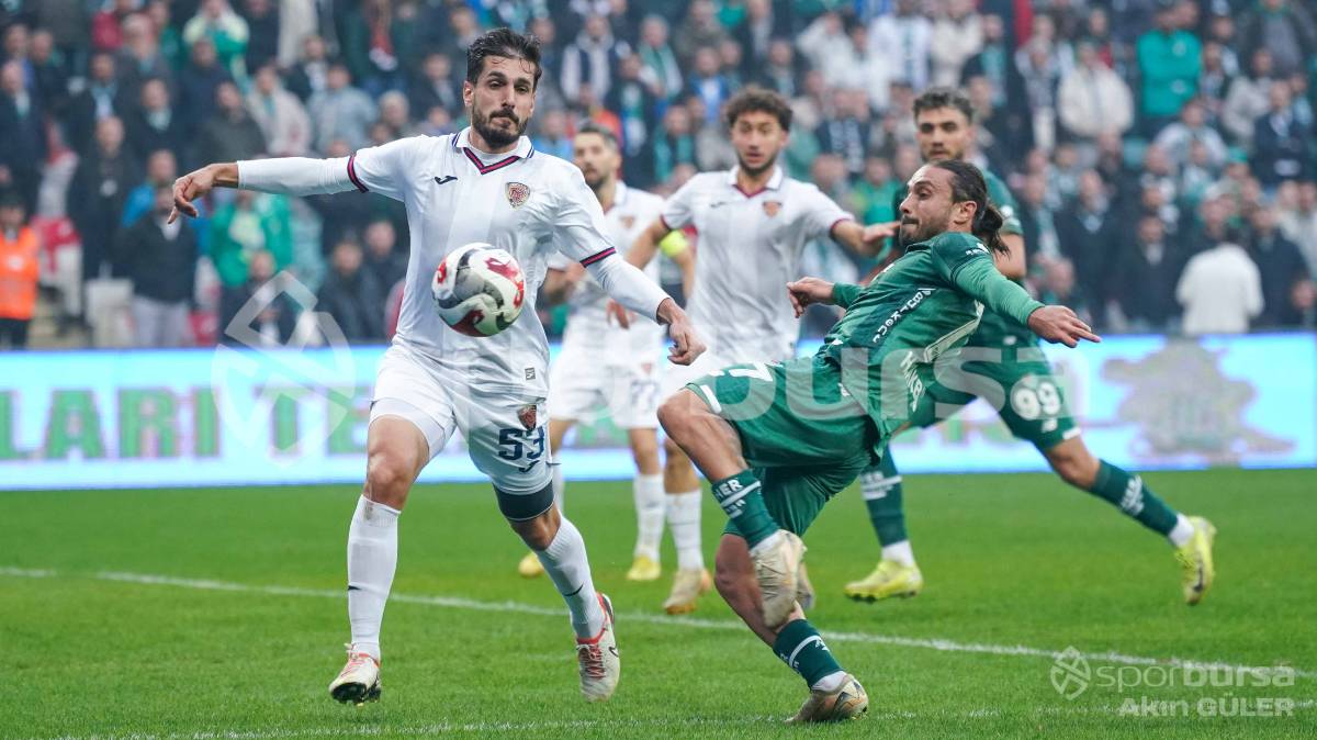 BURSASPOR - YENİ MERSİN İDMAN YURDU MAÇI FOTOĞRAFLARI