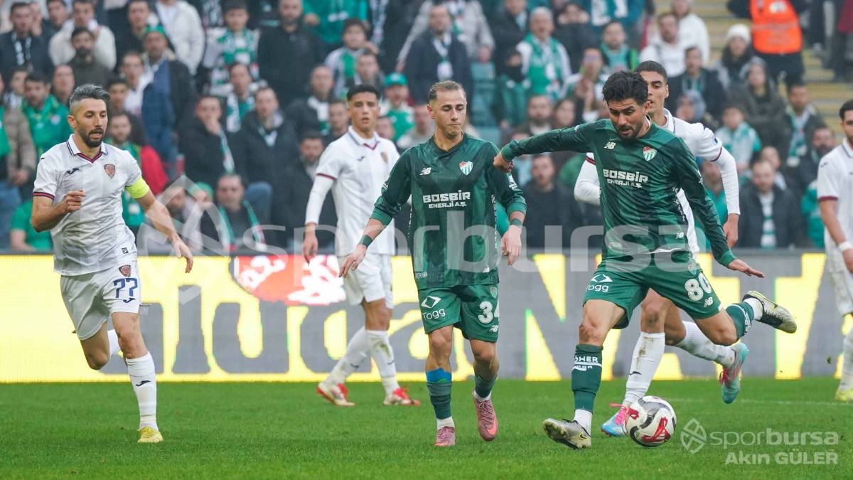 BURSASPOR - YENİ MERSİN İDMAN YURDU MAÇI FOTOĞRAFLARI