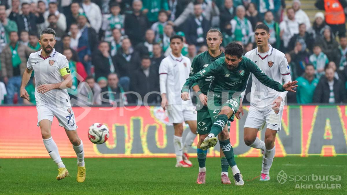 BURSASPOR - YENİ MERSİN İDMAN YURDU MAÇI FOTOĞRAFLARI