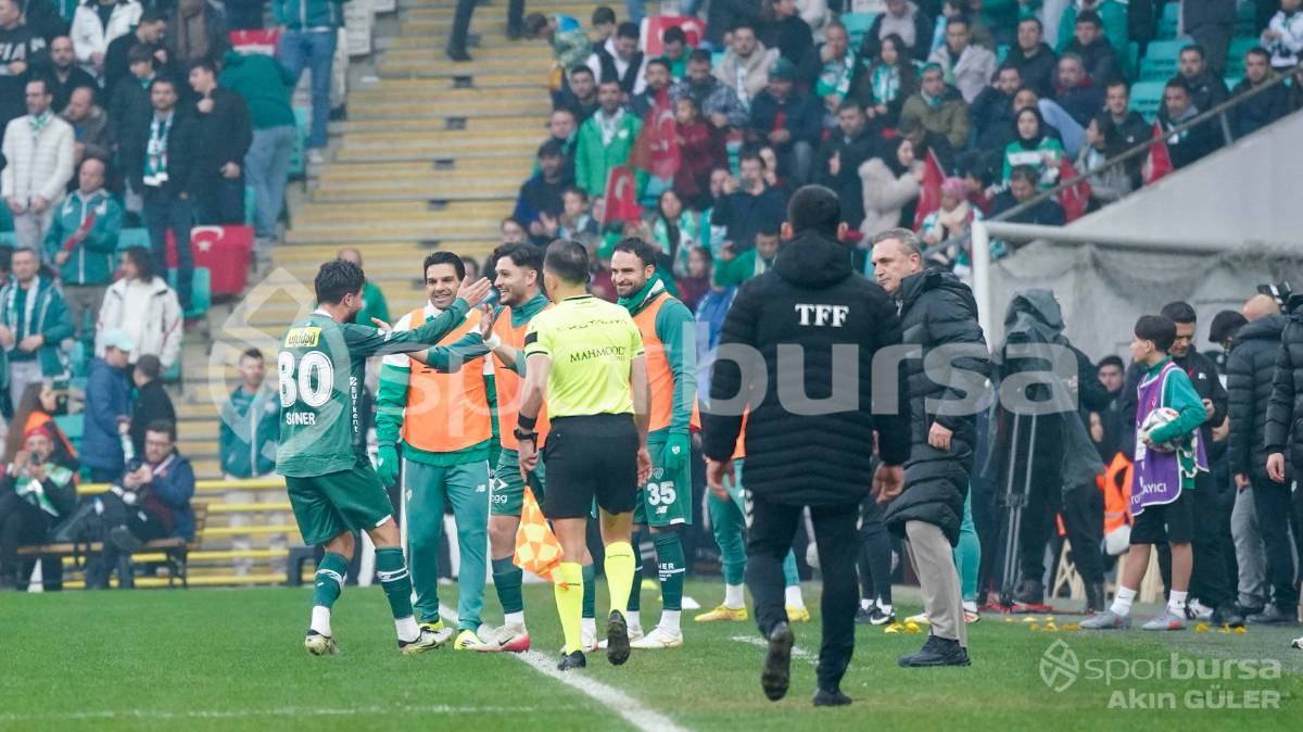 BURSASPOR - YENİ MERSİN İDMAN YURDU MAÇI FOTOĞRAFLARI