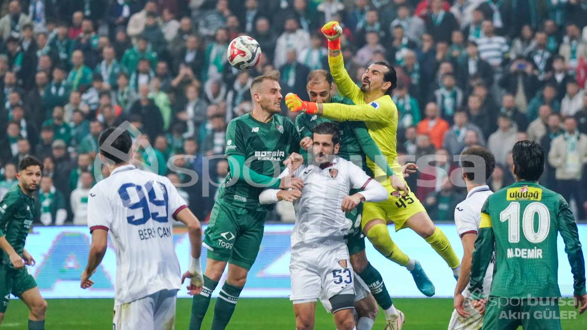 BURSASPOR - YENİ MERSİN İDMAN YURDU MAÇI FOTOĞRAFLARI