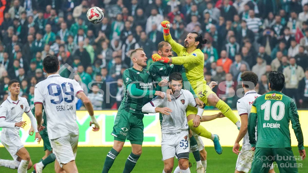 BURSASPOR - YENİ MERSİN İDMAN YURDU MAÇI FOTOĞRAFLARI