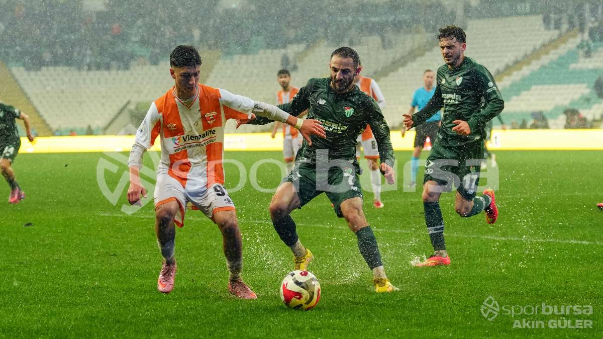 BURSASPOR - ADANASPOR MAÇI FOTOĞRAFLARI