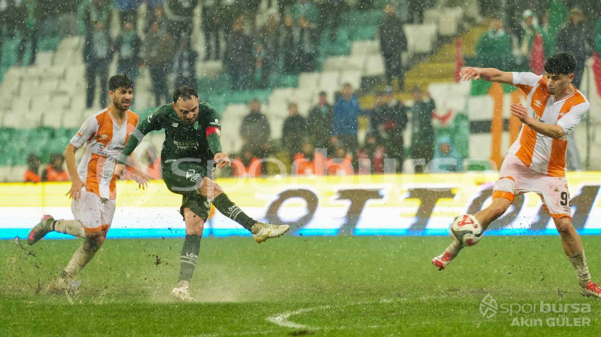BURSASPOR - ADANASPOR MAÇI FOTOĞRAFLARI