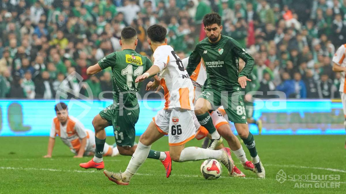 BURSASPOR - ADANASPOR MAÇI FOTOĞRAFLARI