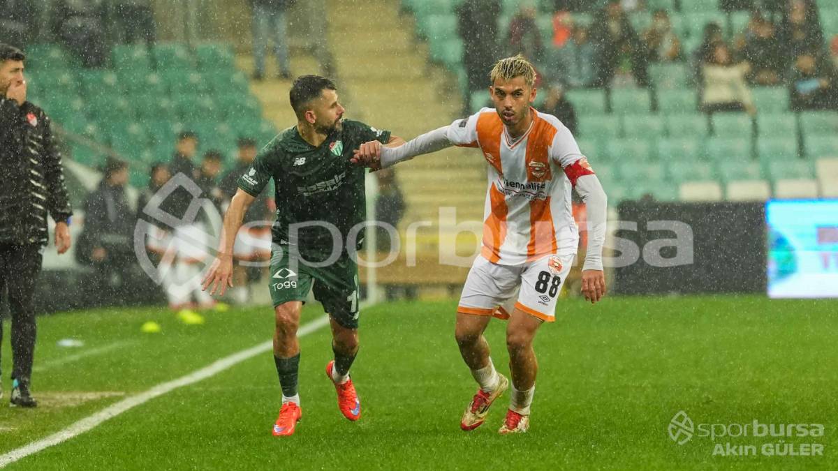 BURSASPOR - ADANASPOR MAÇI FOTOĞRAFLARI
