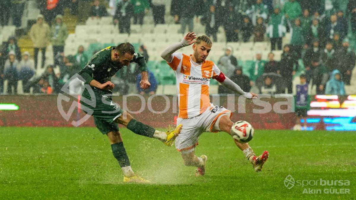 BURSASPOR - ADANASPOR MAÇI FOTOĞRAFLARI