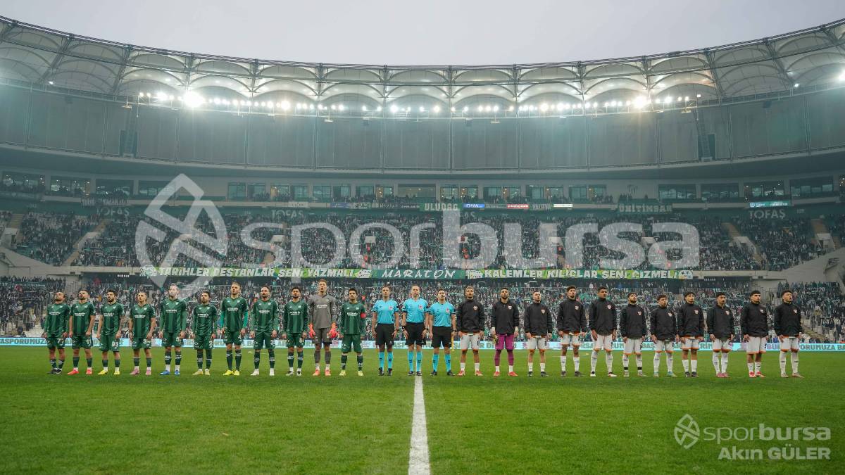 BURSASPOR - ADANASPOR MAÇI FOTOĞRAFLARI