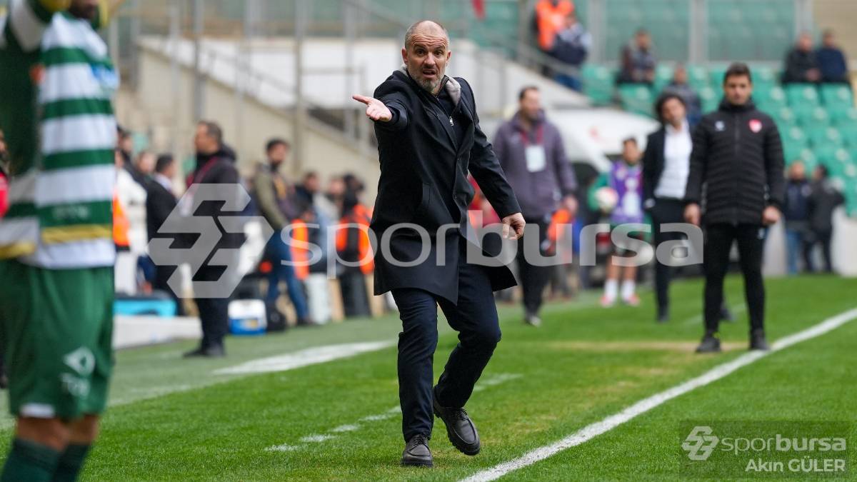 BURSASPOR - AKSARAY BELEDİYESPOR MAÇ FOTOĞRAFLARI