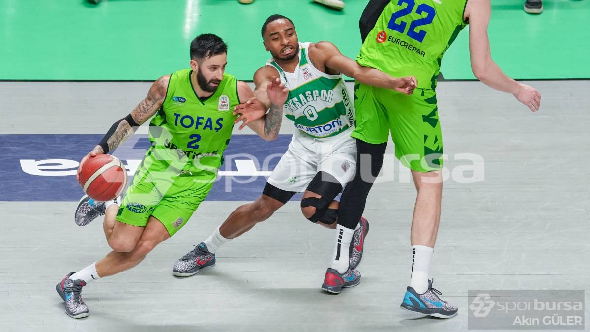 BURSASPOR - TOFAŞ BASKETBOL MAÇ FOTOĞRAFLARI