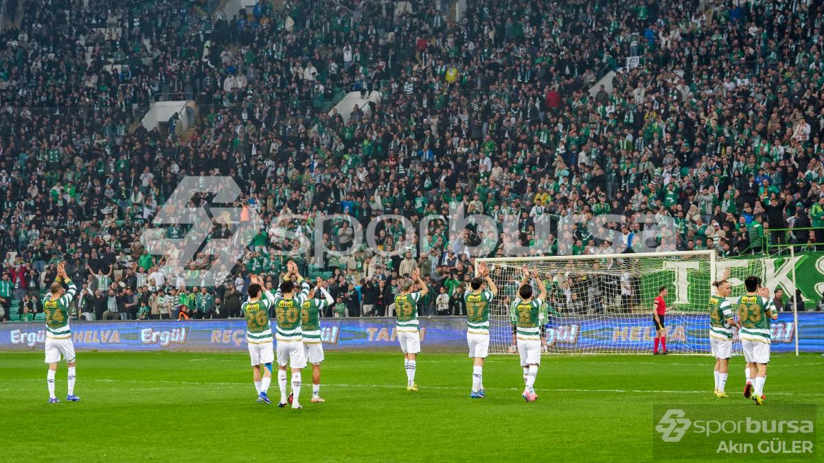 BURSASPOR - GÜZİDE GEBZESPOR MAÇ FOTOĞRAFLARI
