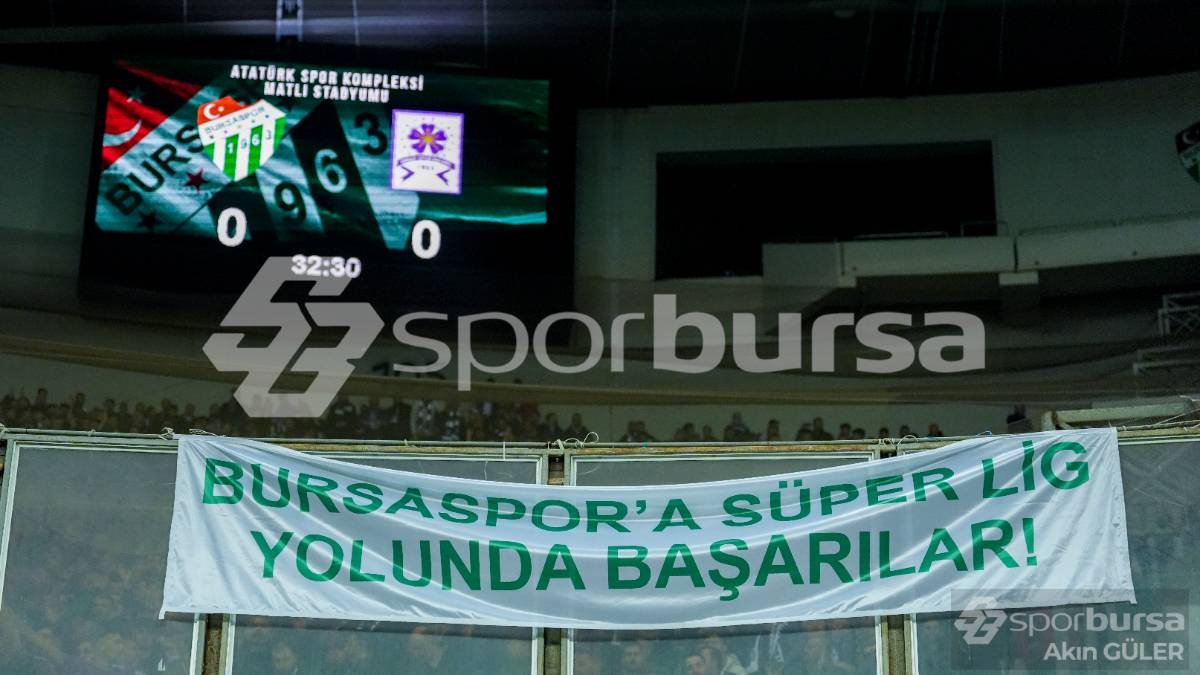 BURSASPOR - GÜZİDE GEBZESPOR MAÇ FOTOĞRAFLARI