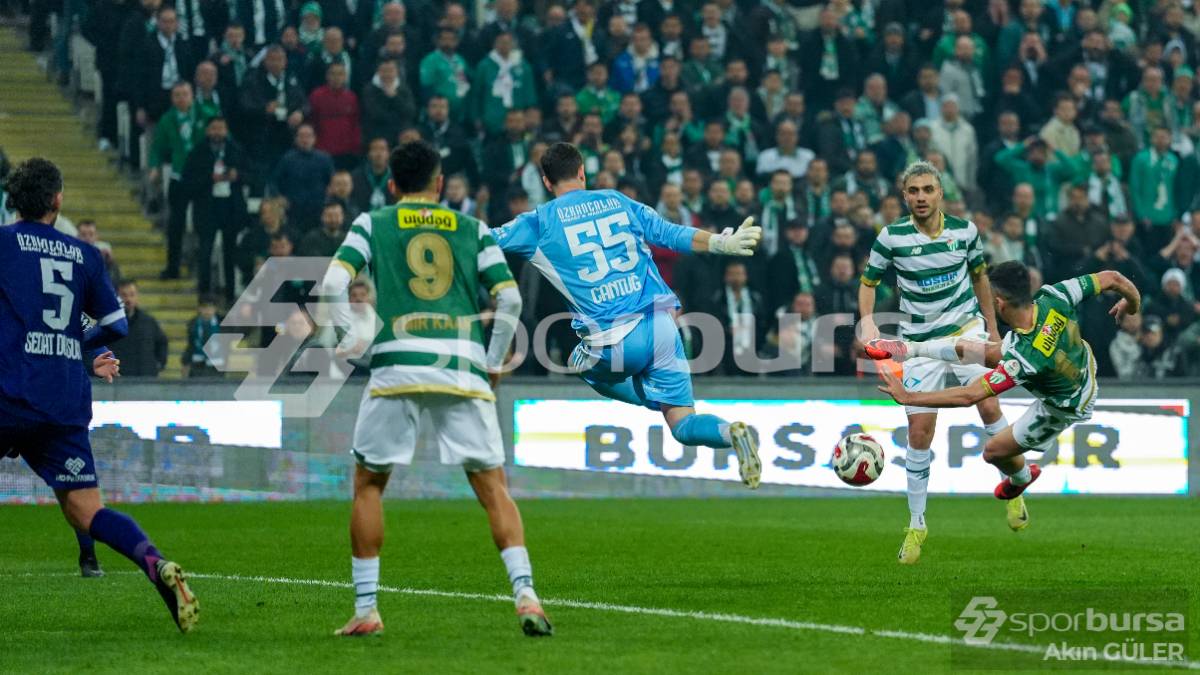 BURSASPOR - GÜZİDE GEBZESPOR MAÇ FOTOĞRAFLARI