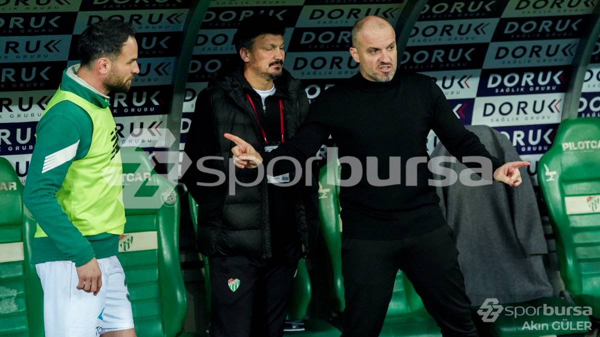 BURSASPOR - GÜZİDE GEBZESPOR MAÇ FOTOĞRAFLARI