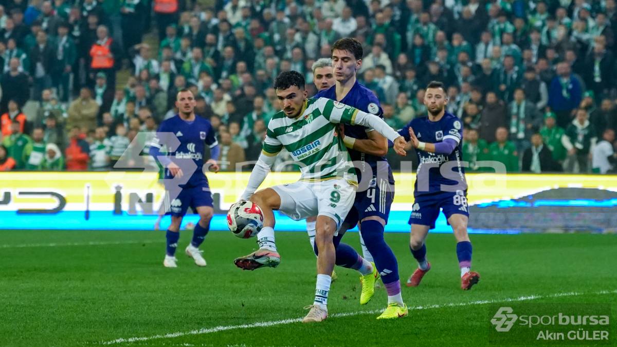 BURSASPOR - GÜZİDE GEBZESPOR MAÇ FOTOĞRAFLARI