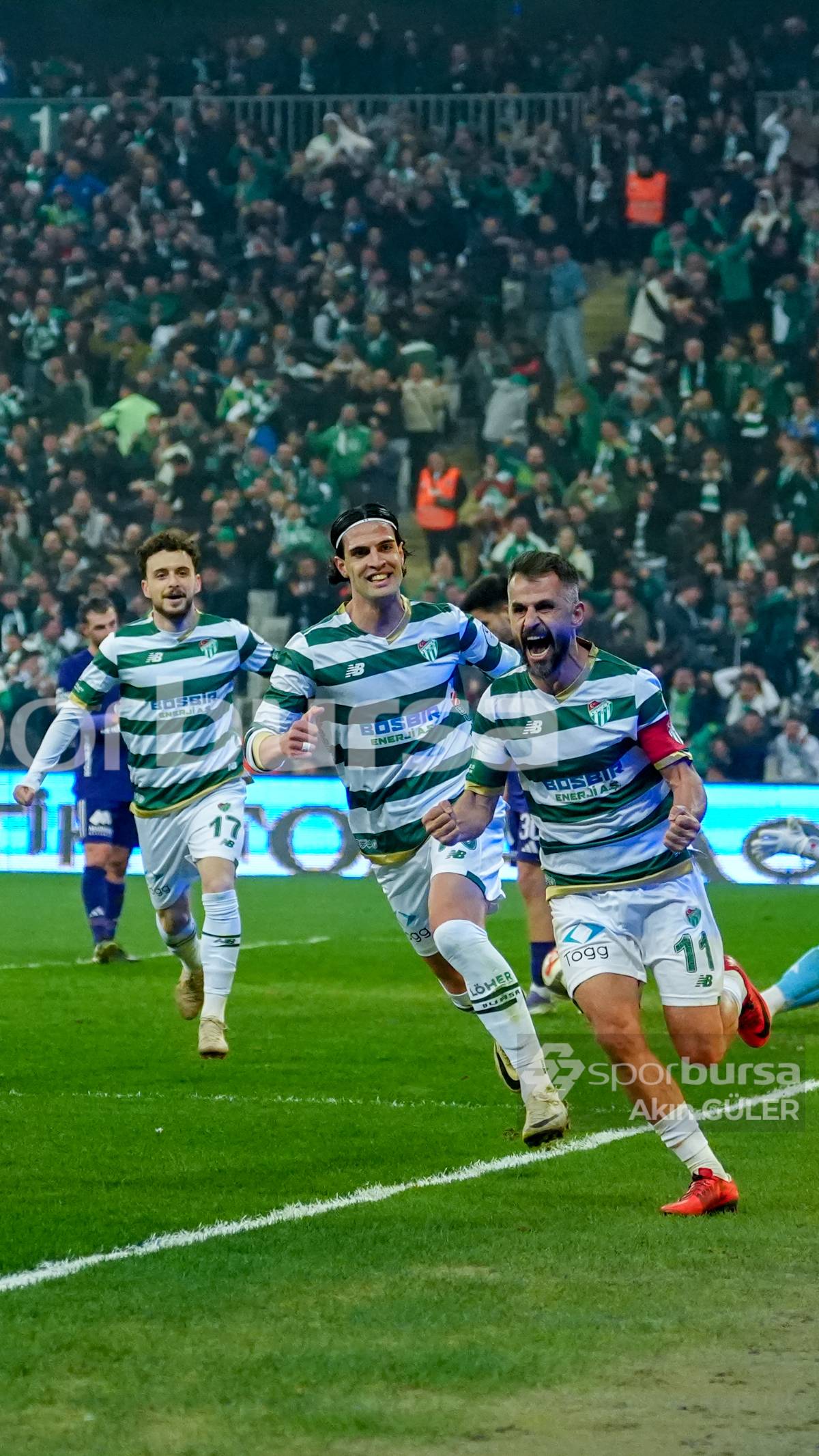 BURSASPOR - GÜZİDE GEBZESPOR MAÇ FOTOĞRAFLARI