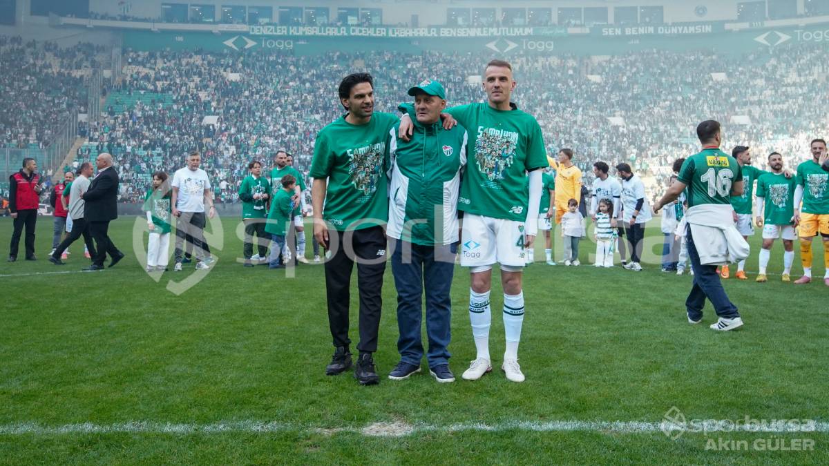 BURSASPOR - SOMASPOR MAÇI VE ŞAMPİYONLUK KUTLAMALARI FOTO GALERİ