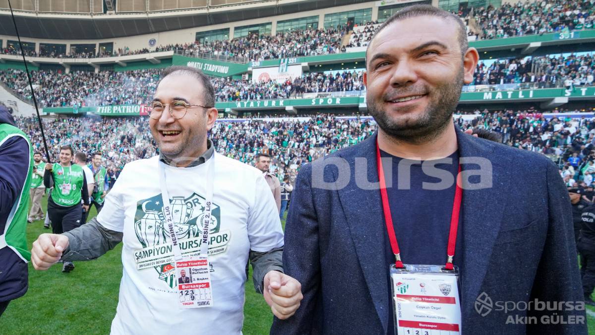 BURSASPOR - SOMASPOR MAÇI VE ŞAMPİYONLUK KUTLAMALARI FOTO GALERİ