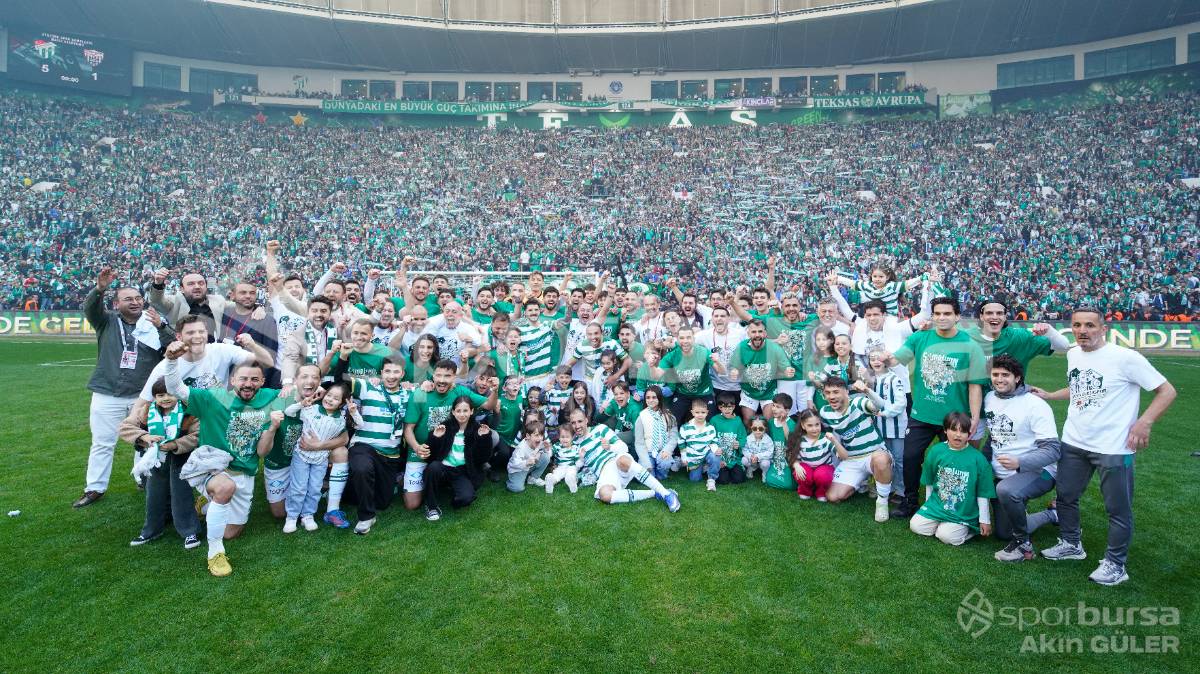 BURSASPOR - SOMASPOR MAÇI VE ŞAMPİYONLUK KUTLAMALARI FOTO GALERİ