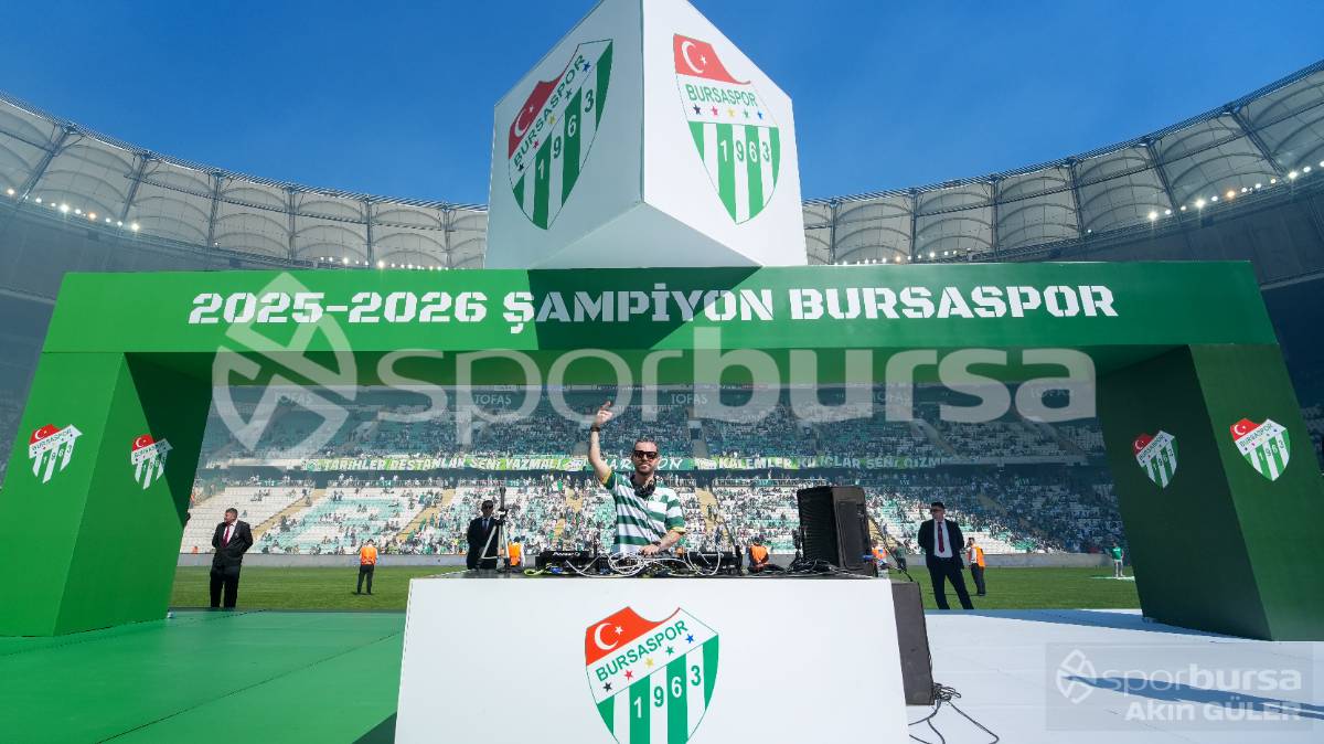 BURSASPOR ŞAMPİYONLUK KUTLAMASI FOTOĞRAFLARI