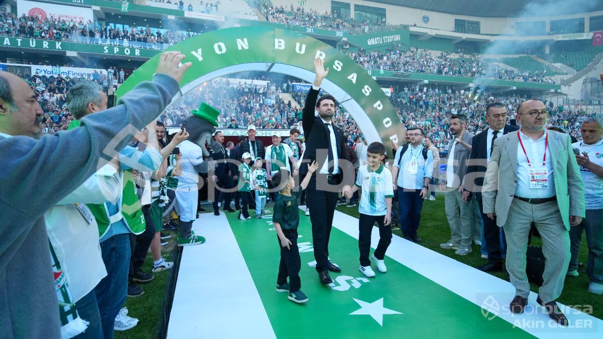 BURSASPOR ŞAMPİYONLUK KUTLAMASI FOTOĞRAFLARI