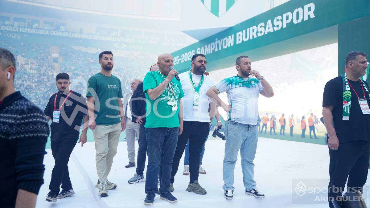 BURSASPOR ŞAMPİYONLUK KUTLAMASI FOTOĞRAFLARI