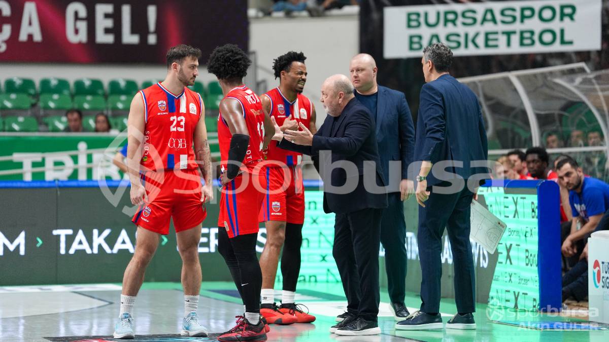 BURSASPOR - ONVO BÜYÜKÇEKMECE BASKETBOL MAÇI FOTOĞRAFLARI
