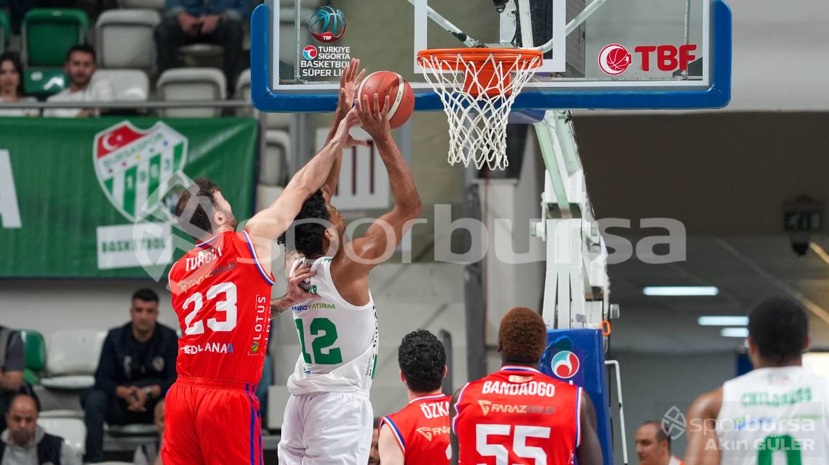 BURSASPOR - ONVO BÜYÜKÇEKMECE BASKETBOL MAÇI FOTOĞRAFLARI