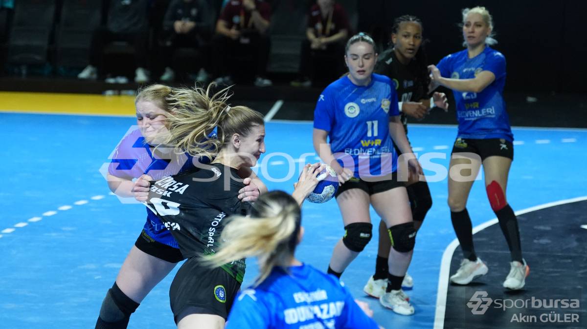BURSA BÜYÜKŞEHİR BELEDİYESİ - ODUNPAZARI SK HENTBOL MAÇI FOTOĞRAFLARI