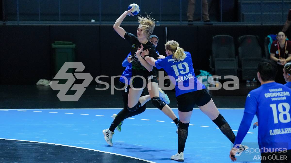 BURSA BÜYÜKŞEHİR BELEDİYESİ - ODUNPAZARI SK HENTBOL MAÇI FOTOĞRAFLARI