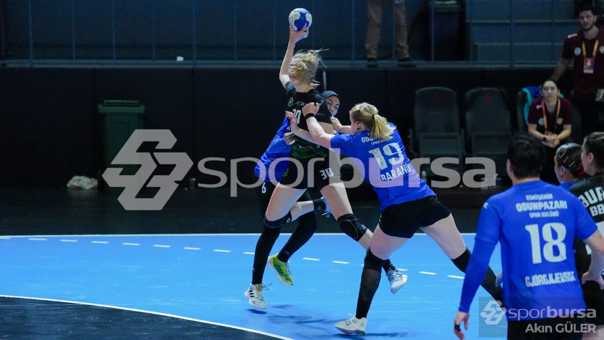 BURSA BÜYÜKŞEHİR BELEDİYESİ - ODUNPAZARI SK HENTBOL MAÇI FOTOĞRAFLARI