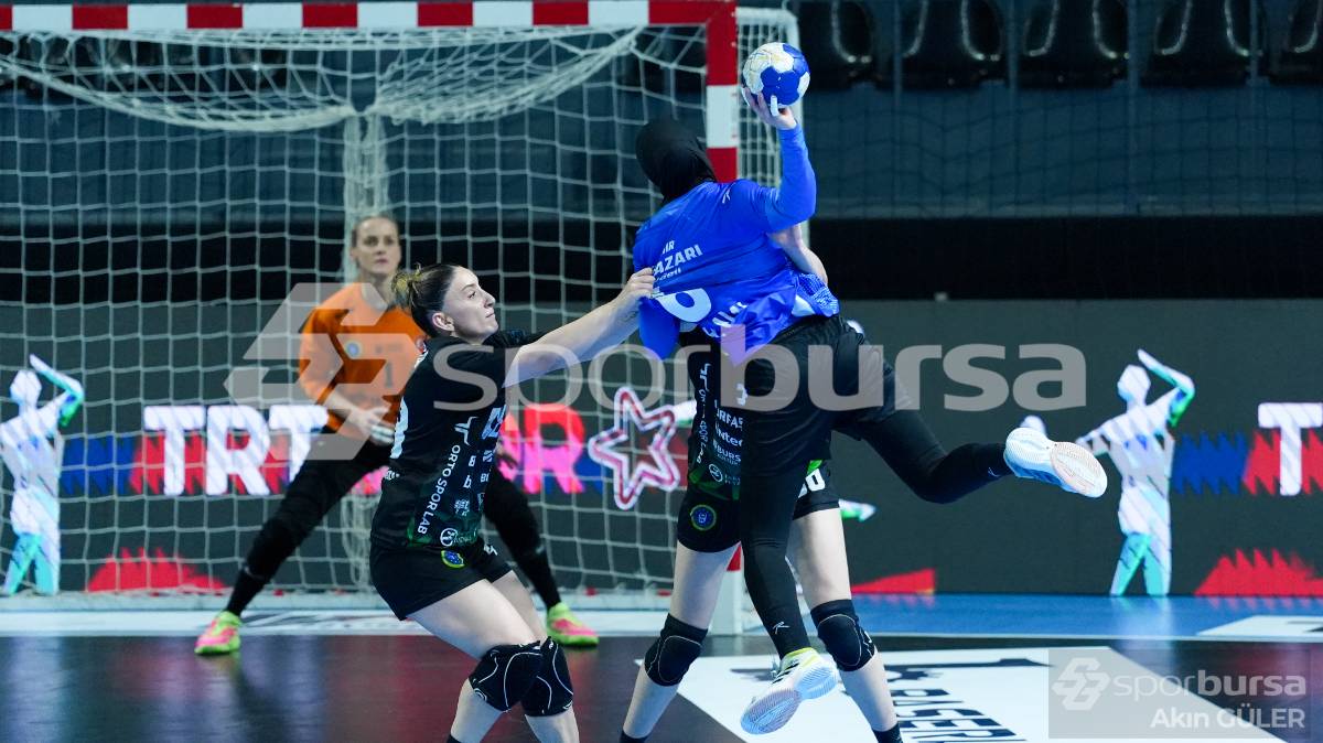 BURSA BÜYÜKŞEHİR BELEDİYESİ - ODUNPAZARI SK HENTBOL MAÇI FOTOĞRAFLARI