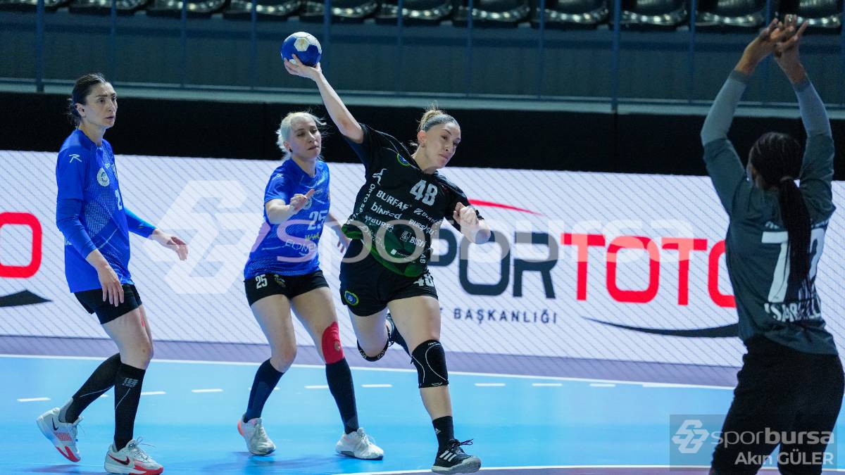 BURSA BÜYÜKŞEHİR BELEDİYESİ - ODUNPAZARI SK HENTBOL MAÇI FOTOĞRAFLARI