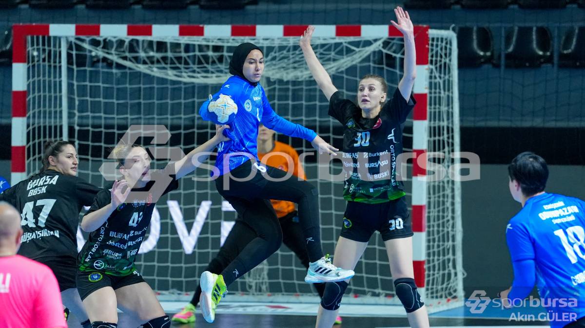 BURSA BÜYÜKŞEHİR BELEDİYESİ - ODUNPAZARI SK HENTBOL MAÇI FOTOĞRAFLARI