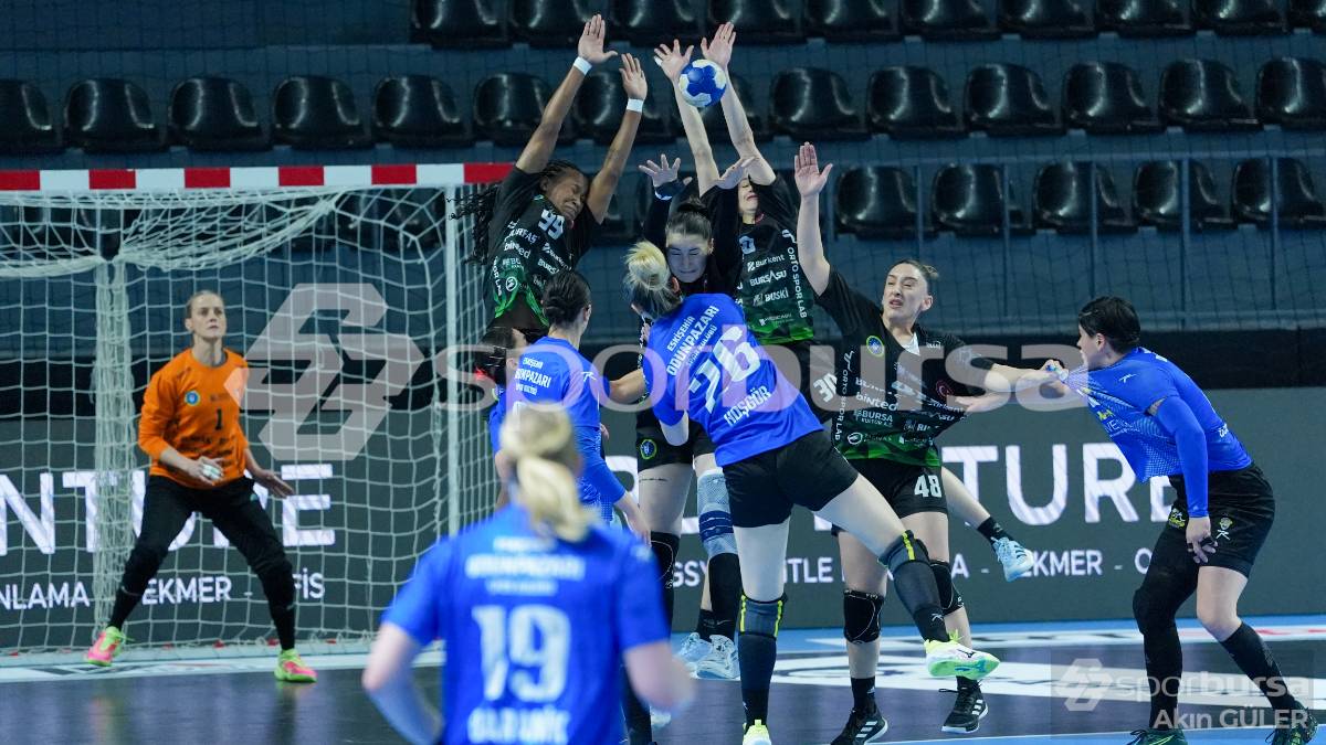 BURSA BÜYÜKŞEHİR BELEDİYESİ - ODUNPAZARI SK HENTBOL MAÇI FOTOĞRAFLARI