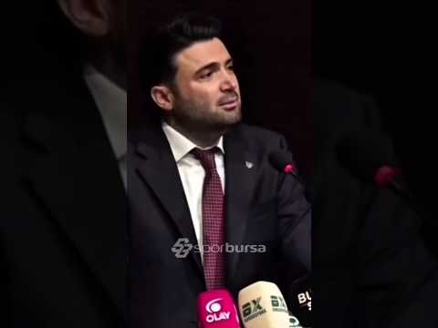 Bursaspor Başkanı Enes Çelik:"Bana da yakışmaz,size de yakışmaz!" #sporbursatr #bursaspor #enesçelik