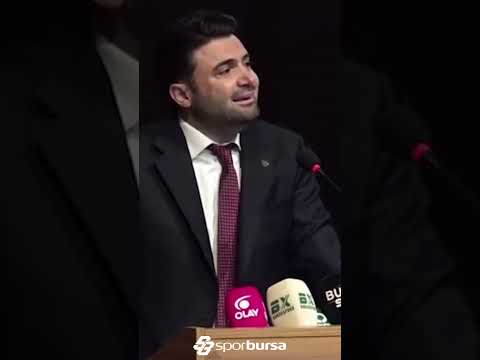 Bursaspor Başkanı Enes Çelik: "Yoksa siz oyuncularınızı asgari ücretten mi gösteriyorsunuz?"