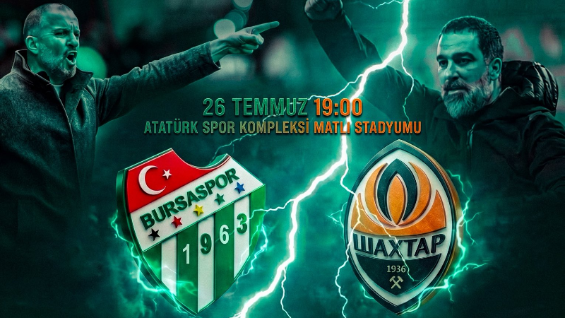 Bursaspor’un Shakhtar maçı için önemli kombine detayı!