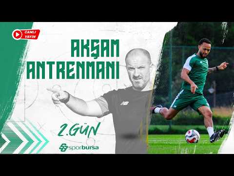 Bursaspor, Bolu kampında ikinci güne akşam antrenmanı ile devam ediyor..