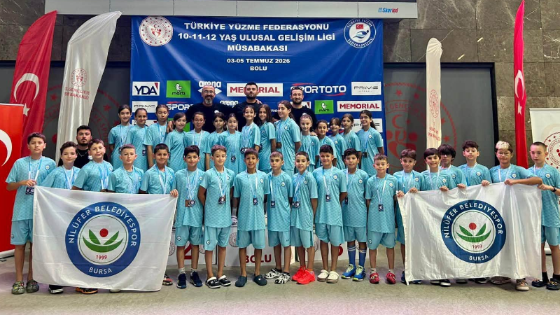 Nilüfer Belediyespor, 50 madalyayla döndü!